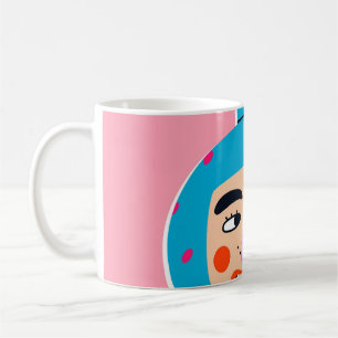 Mug Face de boom Abstraite