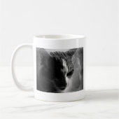 Mug Face de chat BW (Gauche)