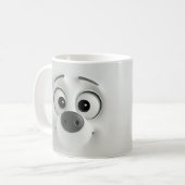 Mug Face de chien Sarcastique 3D (Devant gauche)