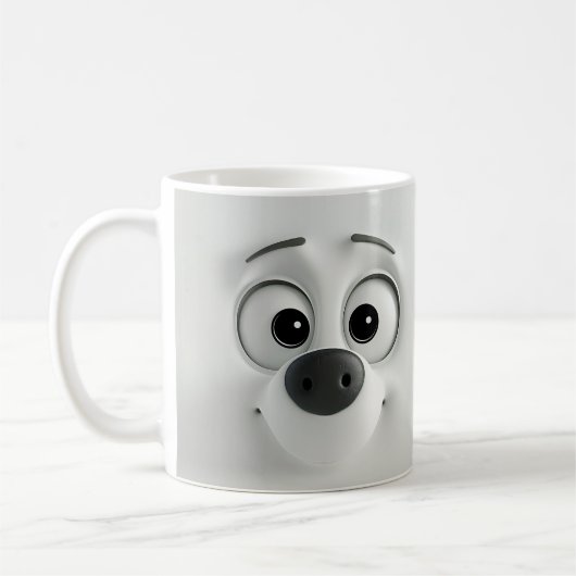 Mug Face de chien Sarcastique 3D (Gauche)