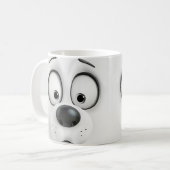 Mug Face de chien Sarcastique 3D (Devant gauche)