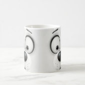 Mug Face de chien Sarcastique 3D (Centre)