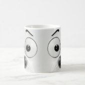 Mug Face de chien Sarcastique 3D (Centre)