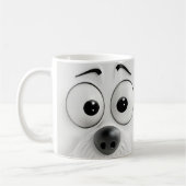 Mug Face de chien Sarcastique 3D (Gauche)