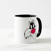 Mug Face de nez rouge SYLVESTER™ (Devant droit)