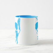 Mug Face du crâne bleu (Centre)