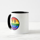 Mug Face souriante arc-en-ciel (Devant gauche)