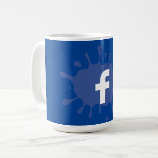 Mug facebook de haute qualité (Devant gauche)