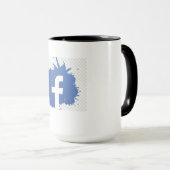 Mug Facebook de haute qualité (Devant droit)