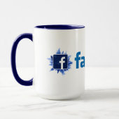 Mug Facebook de haute qualité (Gauche)