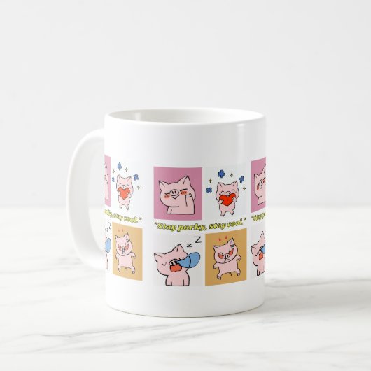 Mug faces de devis de porc (Devant gauche)