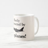 Mug Facile à distraire par les avions de combat (Devant droit)