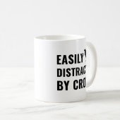 Mug Facile à distraire par les corneilles, Louveur de (Devant droit)