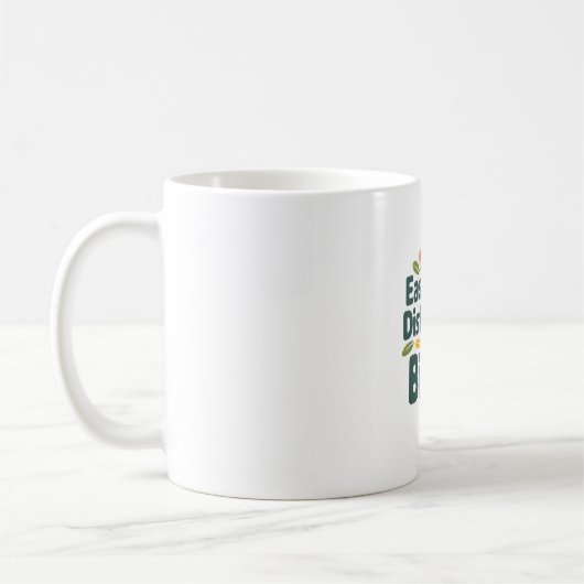 Mug Facile à distraire par les oiseaux - Design de chi (Gauche)