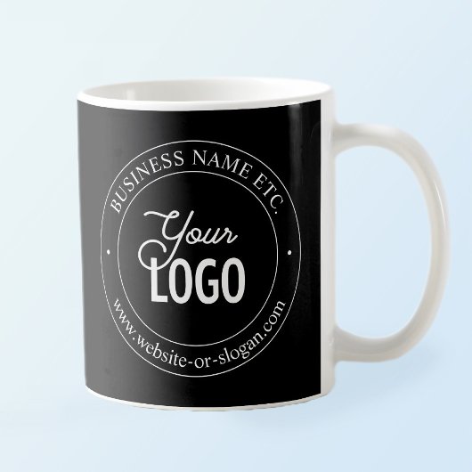 Mug Facile de remplacement de logo et de texte personn