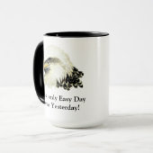 Mug Facile Jour ! Citation USA Military Bald Eagle (Devant gauche)
