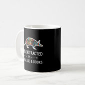 Mug Facilement Distrait Par Armadillos Livres Lover Do (Devant gauche)