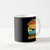 Mug Facilement Distrait Par Avion Pilote Cadeaux Drôle (Devant droit)