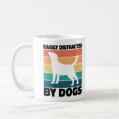 Mug Facilement Distrait Par Chiens Chien Mèmes D'Anniv (Gauche)