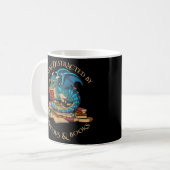 Mug Facilement Distrait Par Dragons Et Livres Cadeau N (Devant gauche)