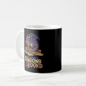 Mug Facilement Distrait Par Dragons Et Livres Livre Dr (Devant gauche)