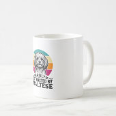 Mug Facilement Distrait Par La Conception De Chien Vin (Devant droit)
