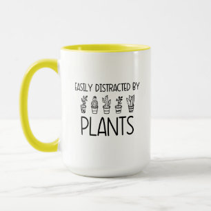 Mug Facilement distrait par la Coupe Plante de Thé de