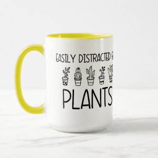 Mug Facilement distrait par la Coupe Plante de Thé de 