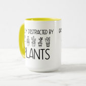 Mug Facilement distrait par la Coupe Plante de Thé de  (Devant gauche)