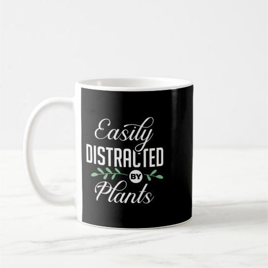 Mug Facilement Distrait Par Le Botaniste Plante (Gauche)