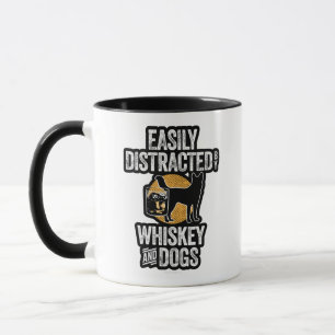 Mug Facilement distrait par le Whiskey et les Chiens