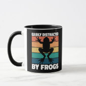 Mug Facilement Distrait Par Les Amateurs De Grenouille (Gauche)