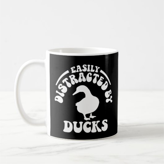 Mug Facilement Distrait Par Les Canards (Gauche)