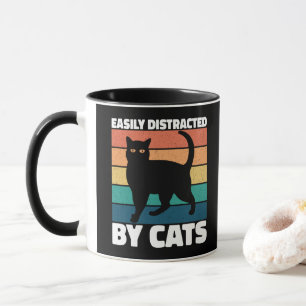Mug Facilement distrait par les chats Chaton mignon pr