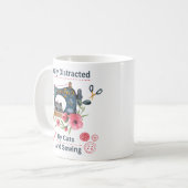Mug Facilement Distrait Par Les Chats Et Amoureux De M (Devant gauche)