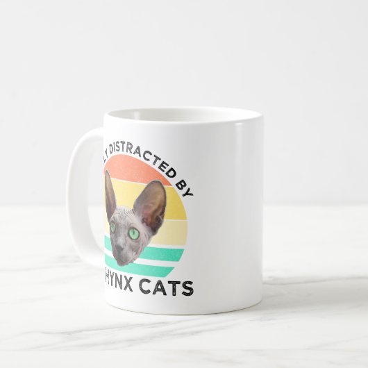 Mug Facilement Distrait Par Les Chats Sphynx (Devant gauche)