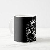 Mug Facilement Distrait Par Les Chèvres Drôle Cadeaux (Devant gauche)