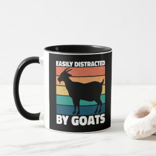Mug Facilement Distrait Par Les Chèvres Mignon Amoureu