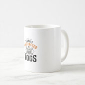 Mug Facilement Distrait Par Les Chiens Conception De C (Devant droit)