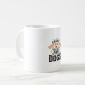 Mug Facilement Distrait Par Les Chiens Conception De C (Devant gauche)