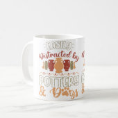 Mug Facilement Distrait Par Les Chiens En Poterie Four (Devant gauche)