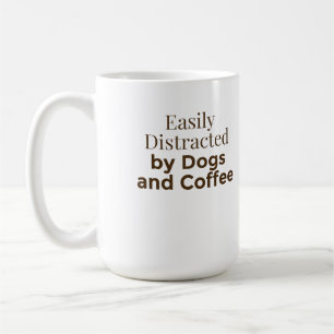 Mug Facilement distrait par les chiens et le café – Dr