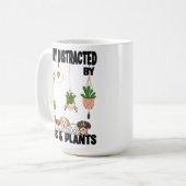 Mug Facilement distrait par les chiens et les Plantes  (Devant gauche)