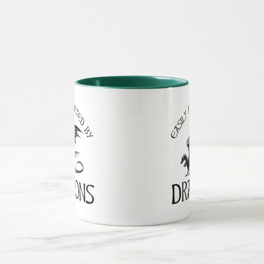 Mug Facilement Distrait Par Les Dragons (Centre)