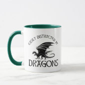 Mug Facilement Distrait Par Les Dragons (Gauche)