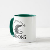 Mug Facilement Distrait Par Les Dragons (Devant gauche)