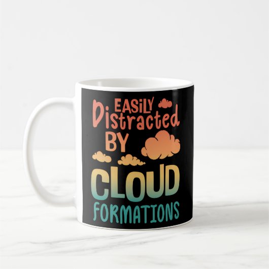 Mug Facilement Distrait Par Les Formations Nuageuses - (Gauche)