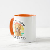 Mug Facilement Distrait Par Les Golden Retrievers (Devant gauche)