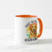 Mug Facilement Distrait Par Les Golden Retrievers (Devant droit)