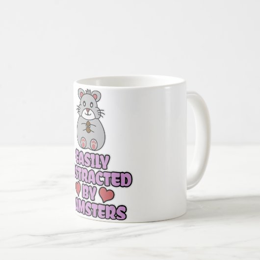 Mug Facilement Distrait Par Les Hamsters (Devant droit)